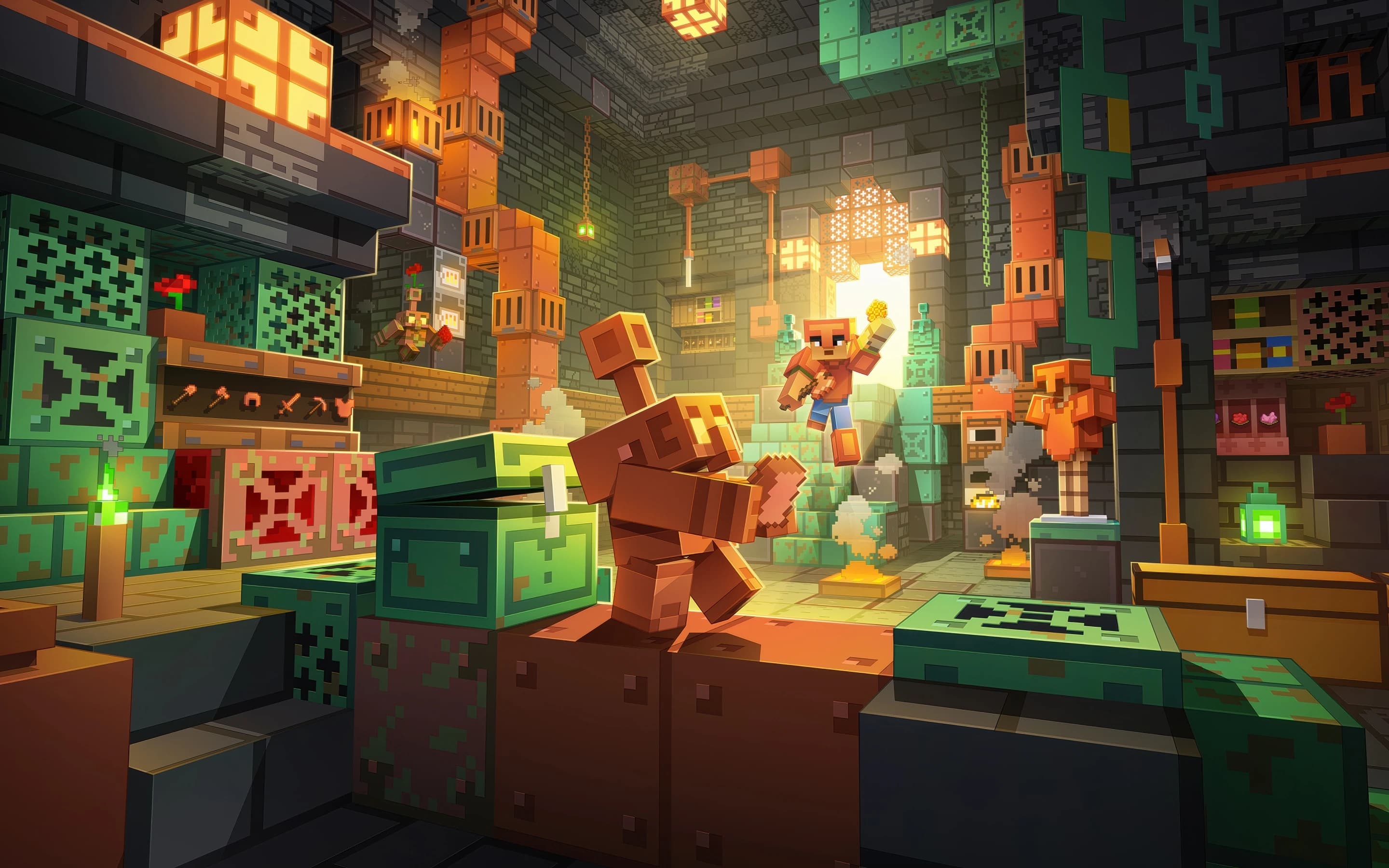CodeBreakers Spotlight Minecraft Background