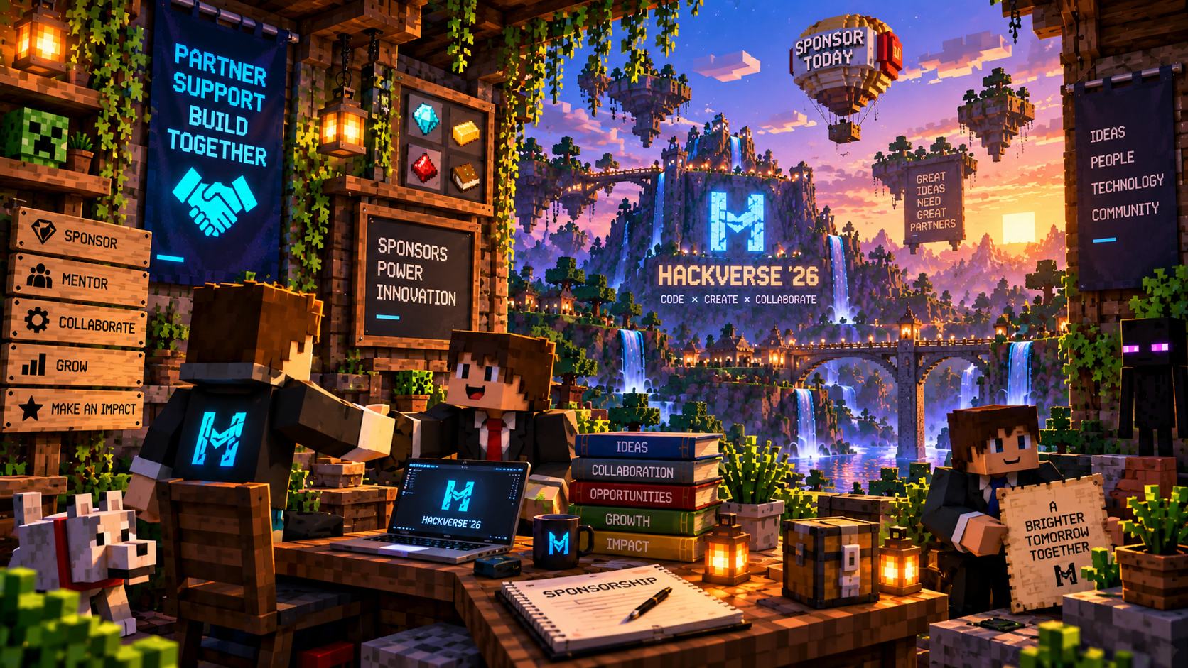 Minecraft Sponsors Background